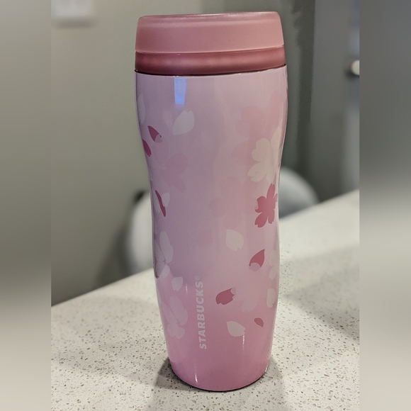 Starbucks Sakura 2019 Curved Stainless Bottle Layered 355ml